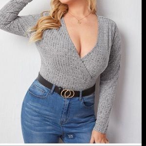 Rib - knit top